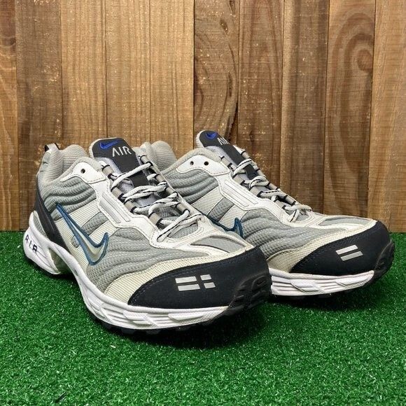 Nike  310318-001 Air Copious White Gray Running Shoes Sneakers Mens SZ 7.5 EUC - Picture 4 of 12